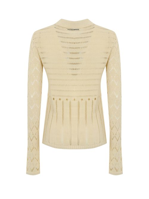 Cardigan traforato in maglia Patrizia Pepe | 2K0319 K260B823